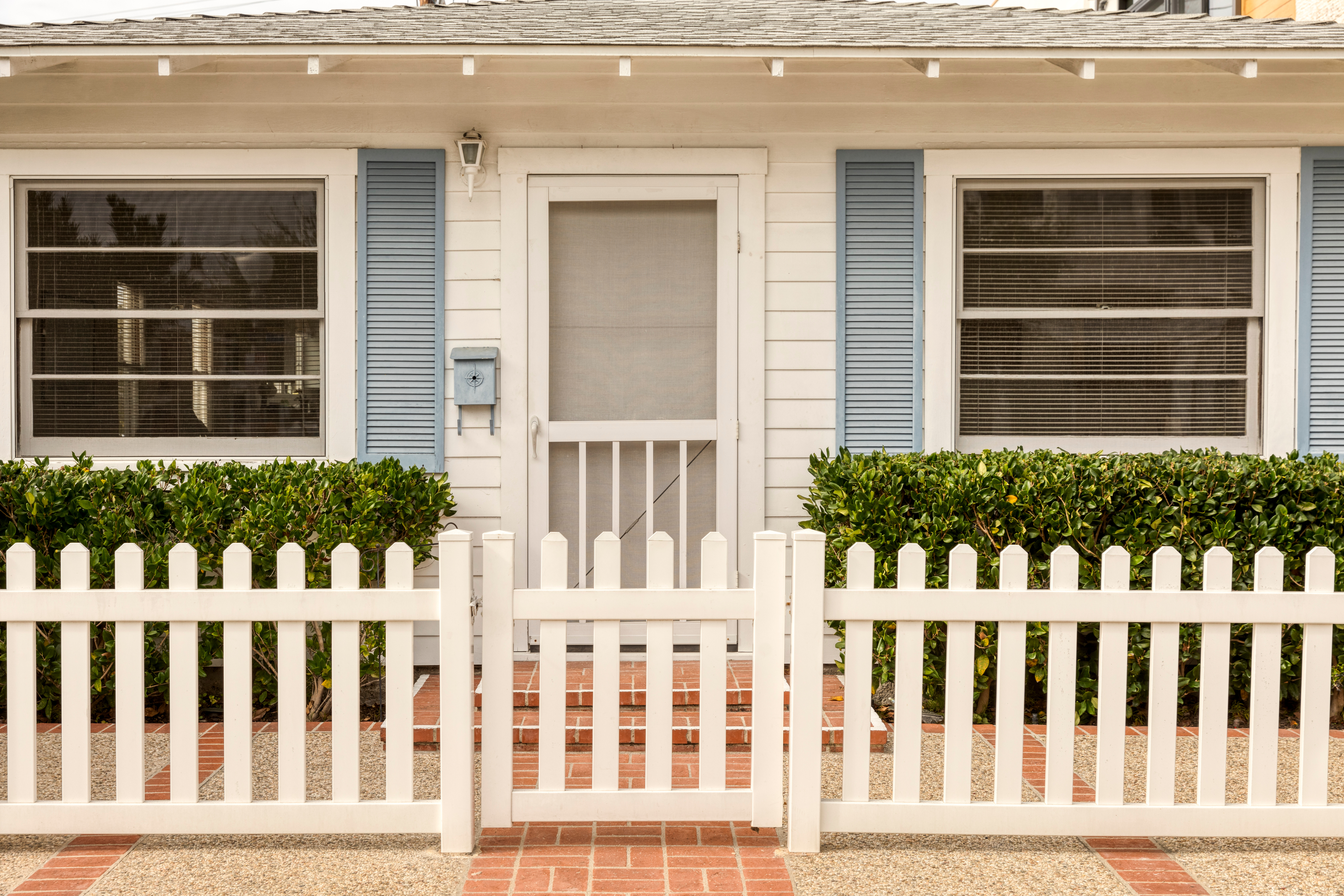 Screen door installed